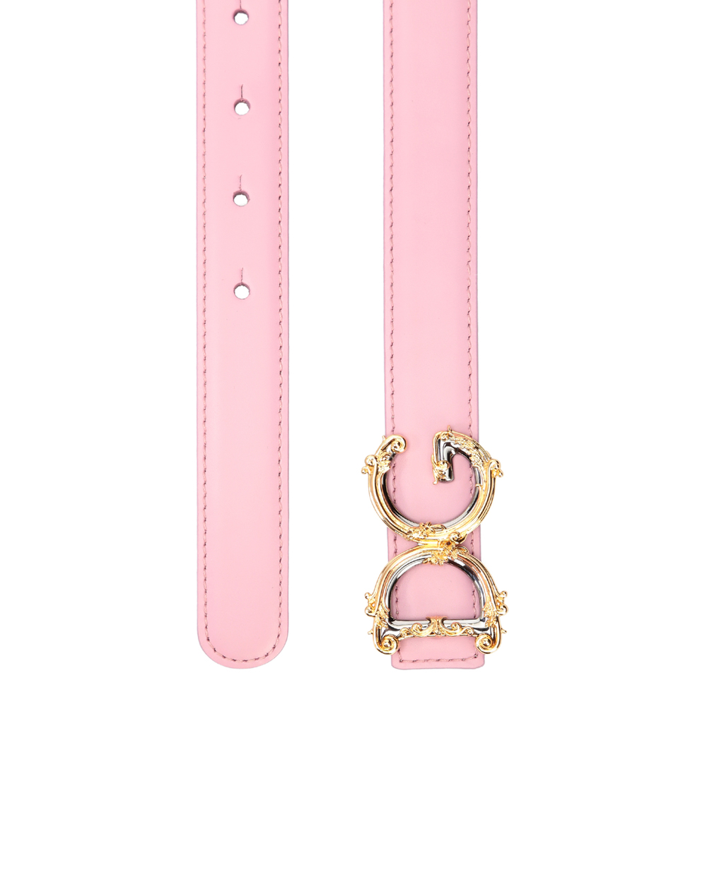 Шкіряний ремінь Dolce&Gabbana BE1348-AZ831, рожевий колір • Купити в інтернет-магазині Kameron