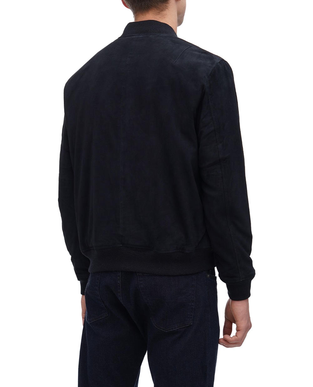 Куртка замшева Polo Ralph Lauren 710847089002, темно синій колір • Купити в інтернет-магазині Kameron