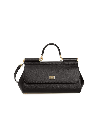 Dolce&Gabbana Кожаная сумка Sicily Elongated - Артикул: BB7117-A1001