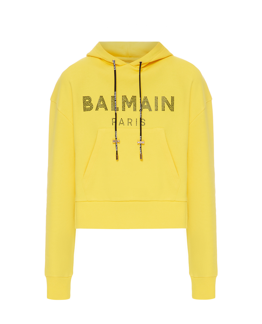 Худи Balmain VF13792B010, желтый цвет • Купить в интернет-магазине Kameron