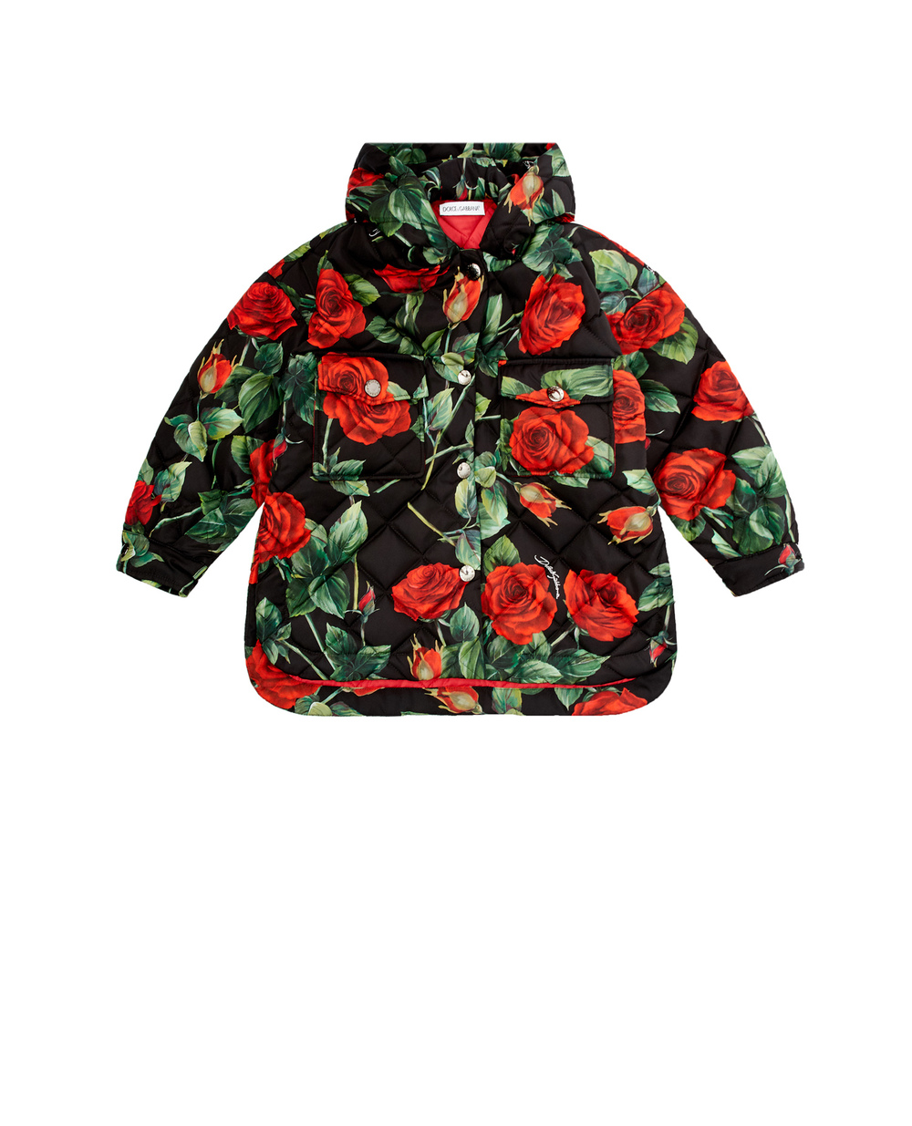 Куртка Dolce&Gabbana Kids L5JBJV-FSSGO-B, чорний колір • Купити в інтернет-магазині Kameron