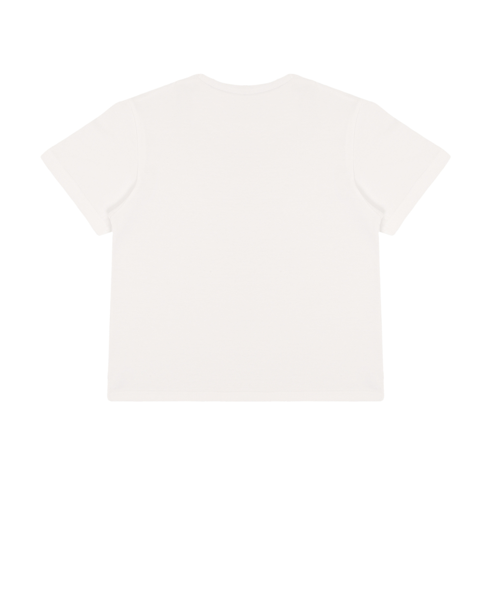 Детская футболка Dolce&Gabbana Kids L4JT7T-G7OLK-B, белый цвет • Купить в интернет-магазине Kameron