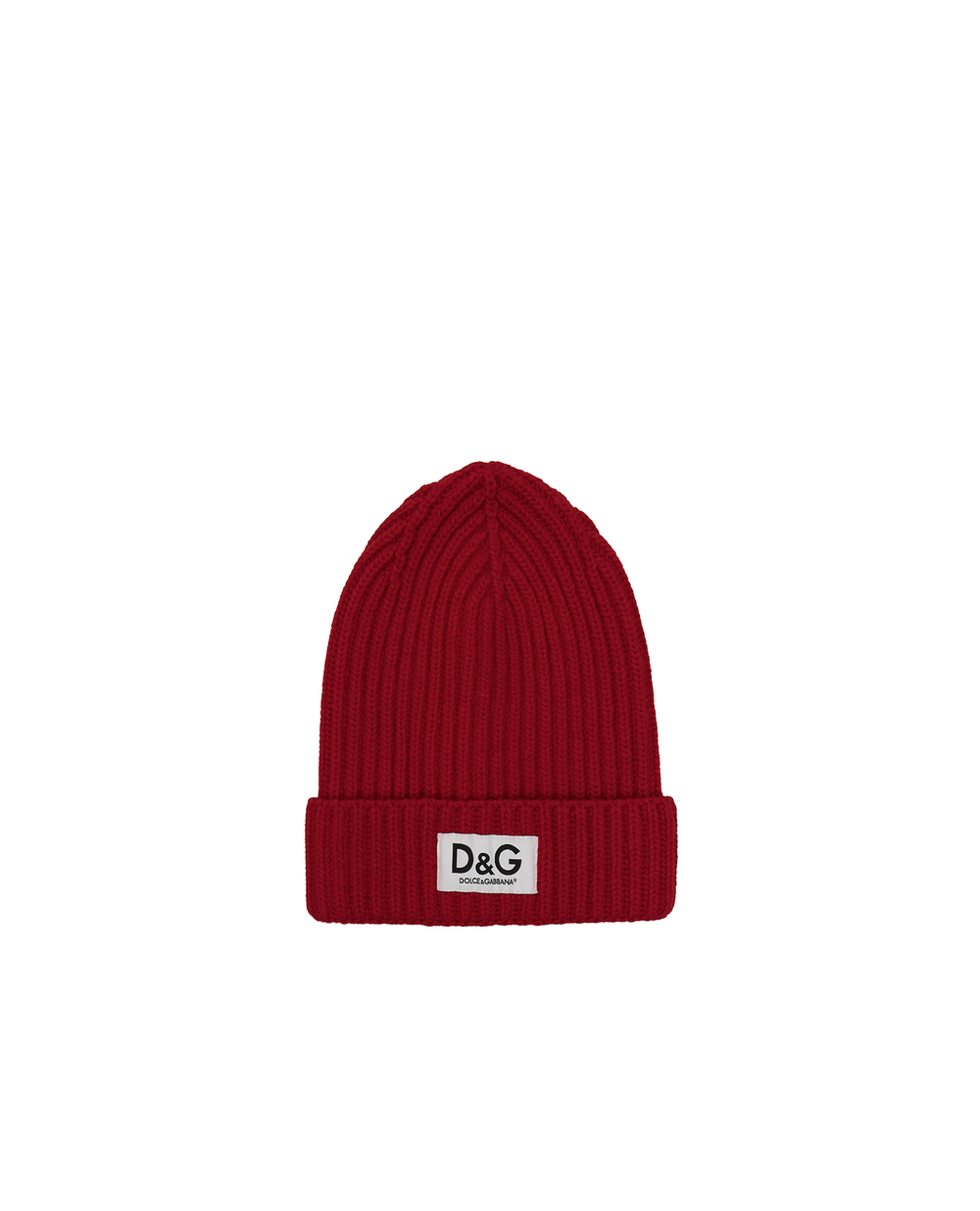 Дитяча вовняна шапка Dolce&Gabbana Kids LBKH69-JBVJ1, красный колір • Купити в інтернет-магазині Kameron
