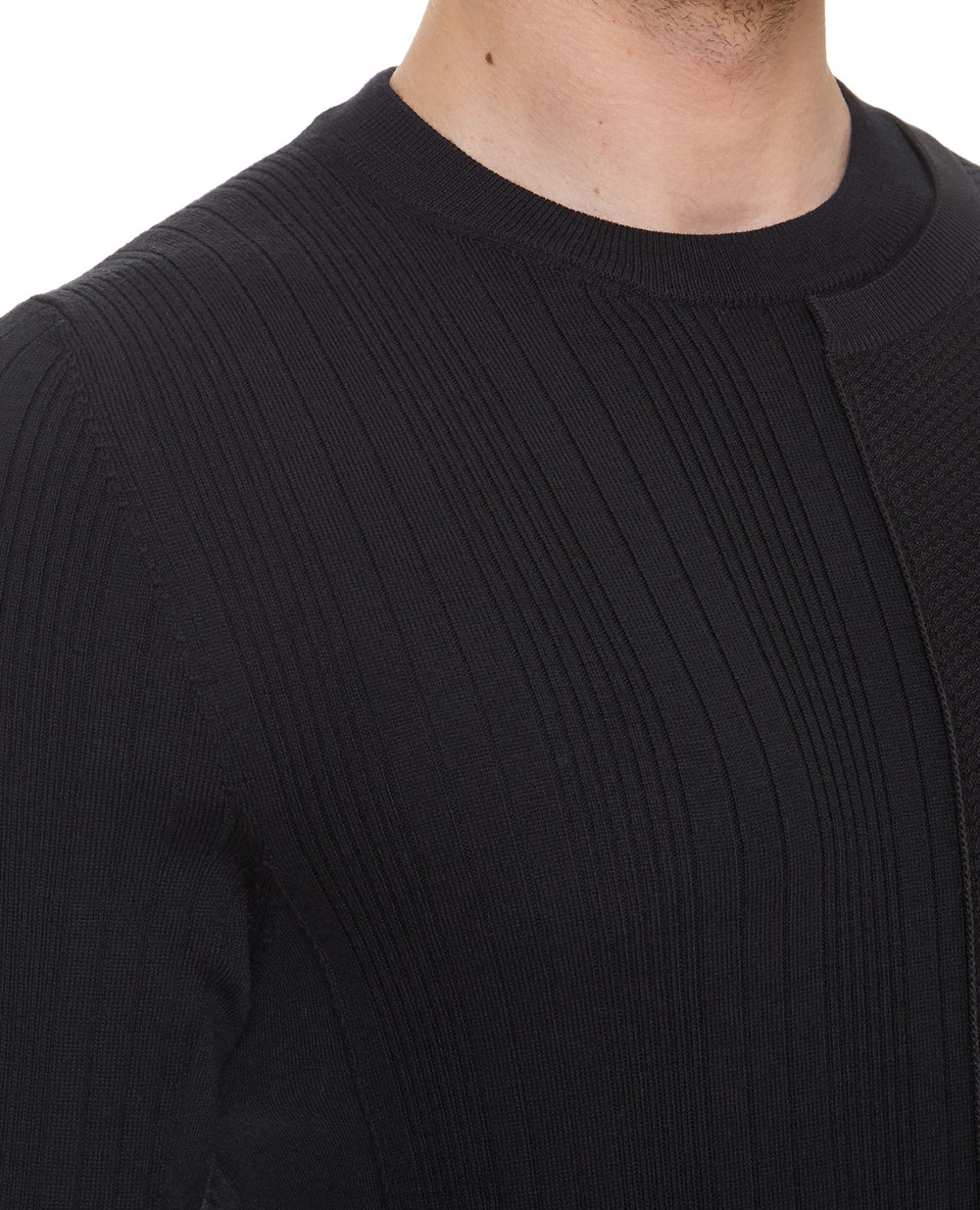 Вовняний джемпер Dolce&Gabbana GXE36T-JBML7, чорний колір • Купити в інтернет-магазині Kameron