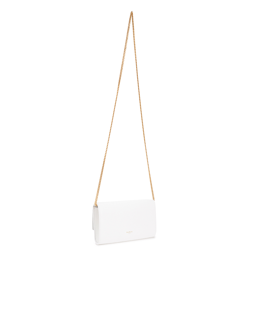 Кожаная сумка Embleme Balmain CN0ON225LGSR, белый цвет • Купить в интернет-магазине Kameron