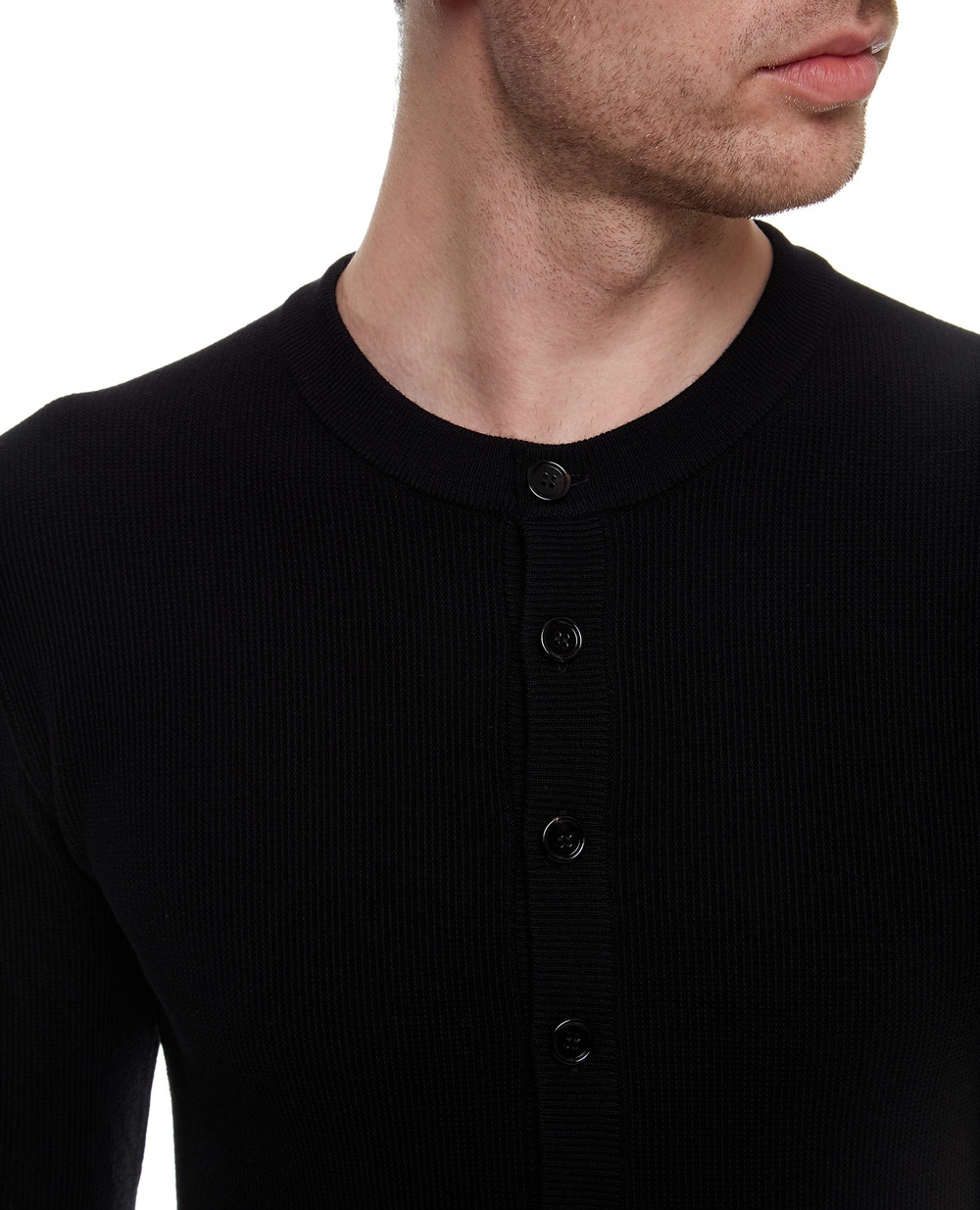 Шерстяной джемпер Dolce&Gabbana GXD08T-JAVZL, черный цвет • Купить в интернет-магазине Kameron