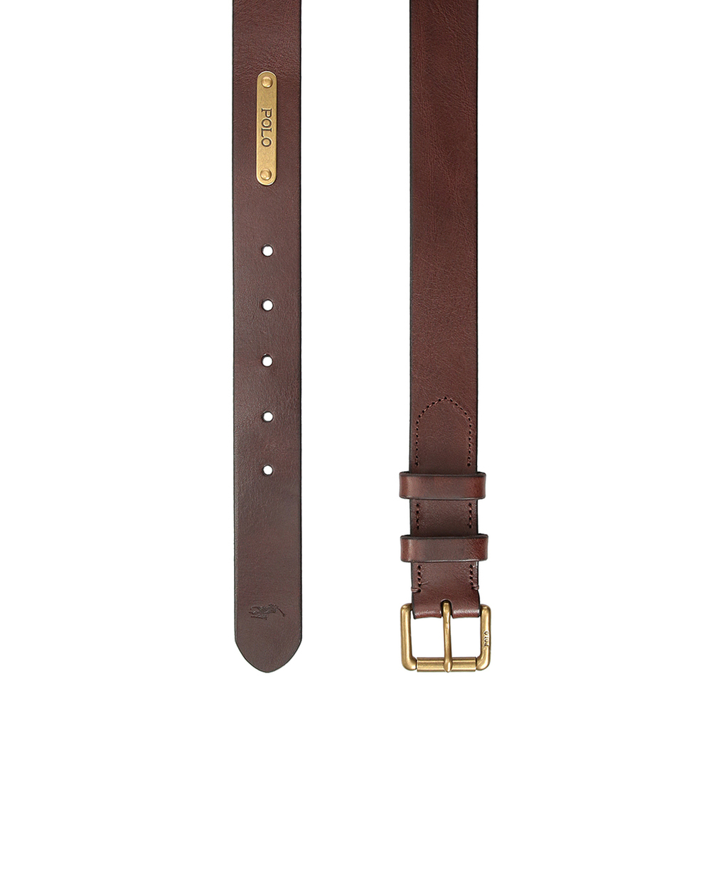Шкіряний ремінь Polo Ralph Lauren 405750336001, коричневий колір • Купити в інтернет-магазині Kameron