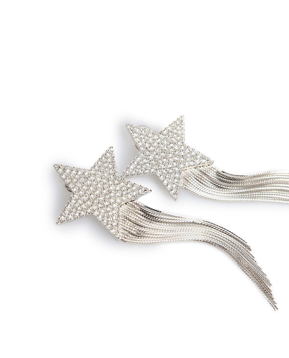 Сережки Saint Laurent 556501-Y15ST-, срібний колір • Купити в інтернет-магазині Kameron