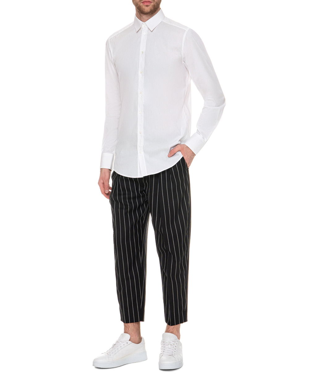 Рубашка Martini Dolce&Gabbana G5EJ1T-FUMRY, белый цвет • Купить в интернет-магазине Kameron