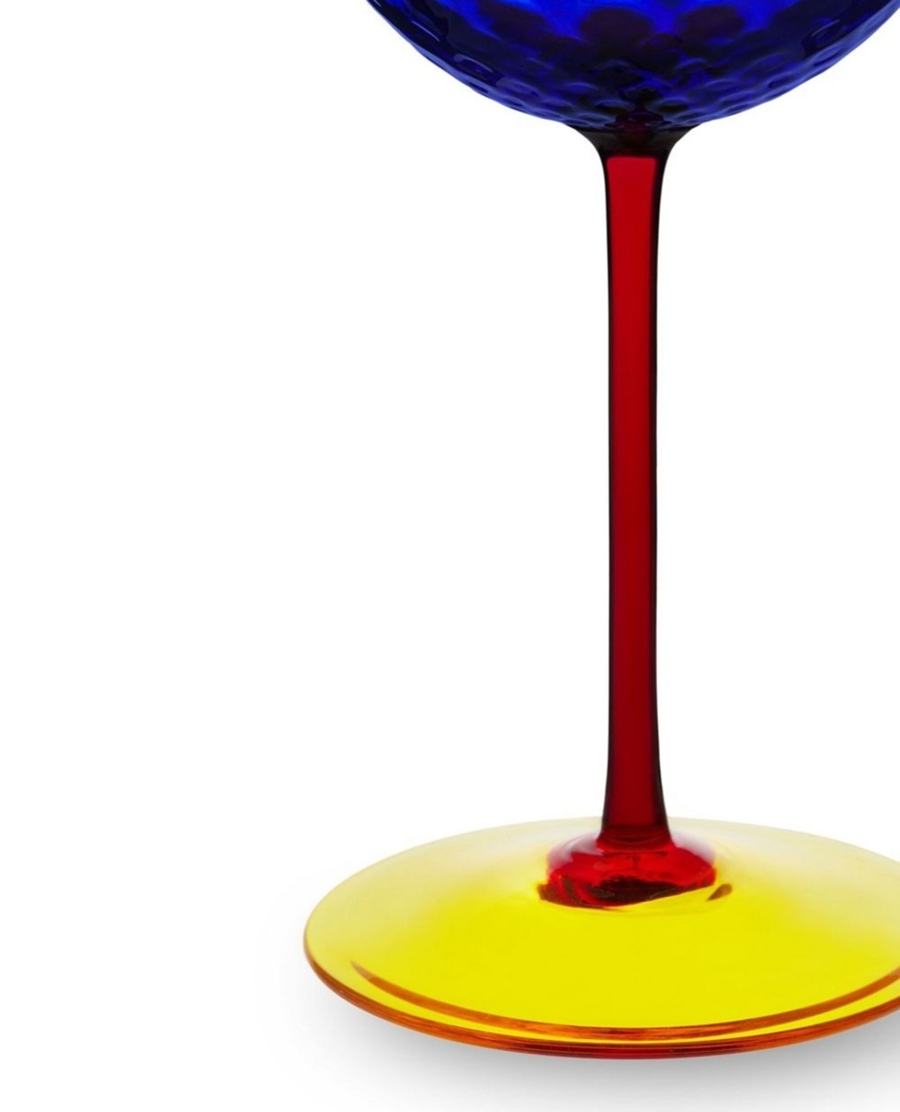 Келих для червоного вина із муранського скла Dolce&Gabbana TCB002-TCA34, синій колір • Купити в інтернет-магазині Kameron