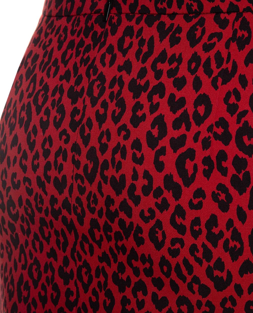 Вовняна спідниця Saint Laurent 580279-Y244V, бордовий колір • Купити в інтернет-магазині Kameron