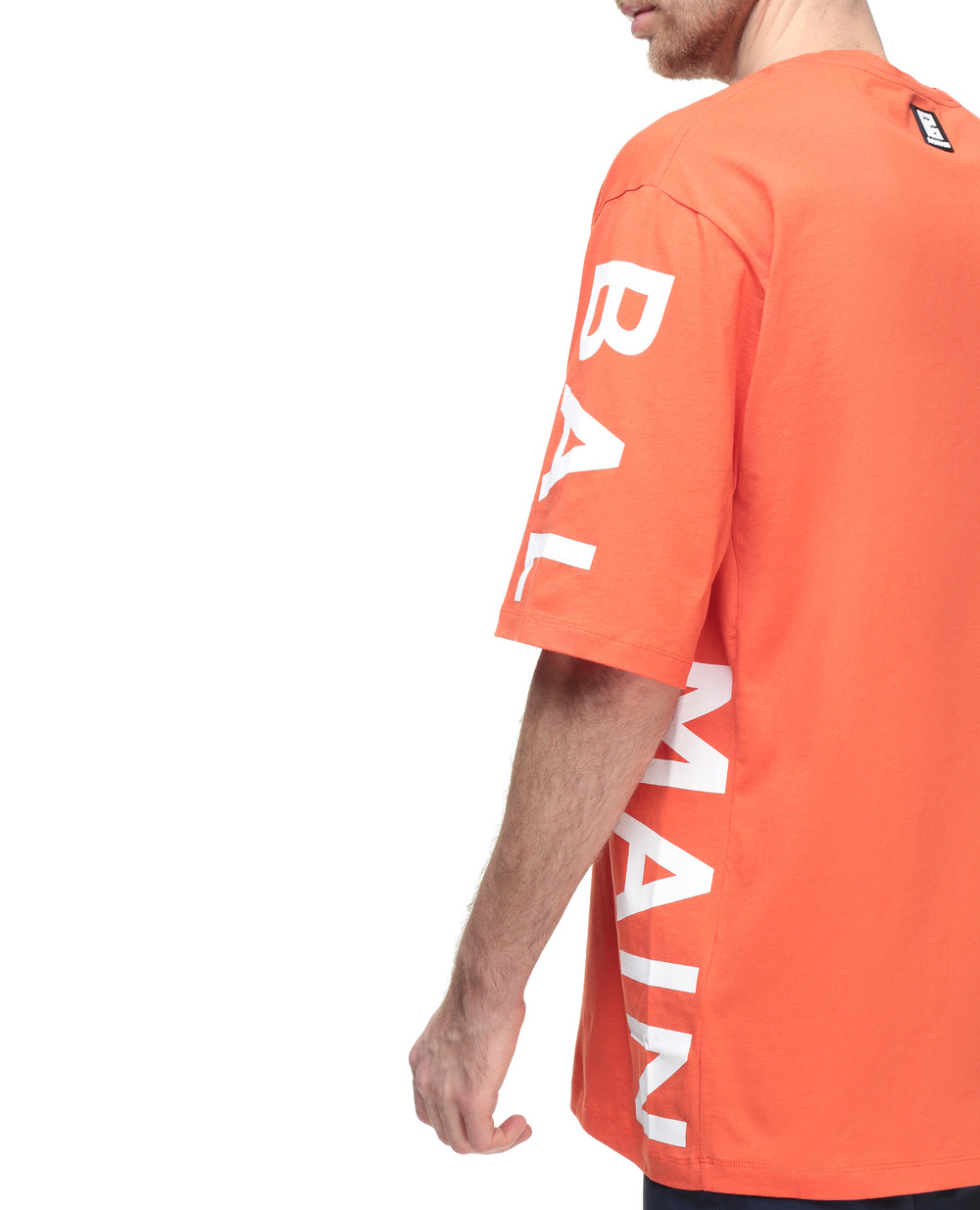 Футболка Balmain XH1EH015BB15, оранжевый цвет • Купить в интернет-магазине Kameron