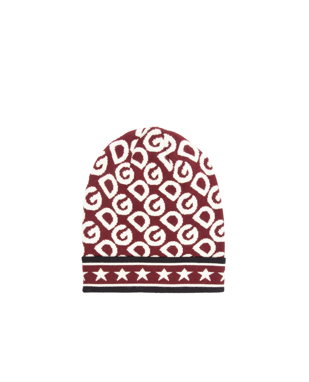 Шерстяная шапка Dolce&Gabbana Kids LBKH31-JAVSH, бордовый цвет • Купить в интернет-магазине Kameron
