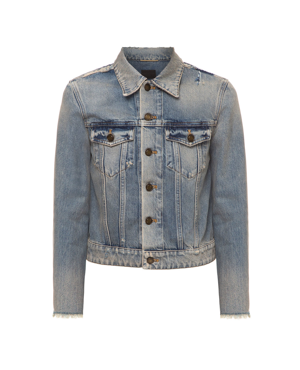Джинсова куртка Saint Laurent 601602-Y883Y, синій колір • Купити в інтернет-магазині Kameron