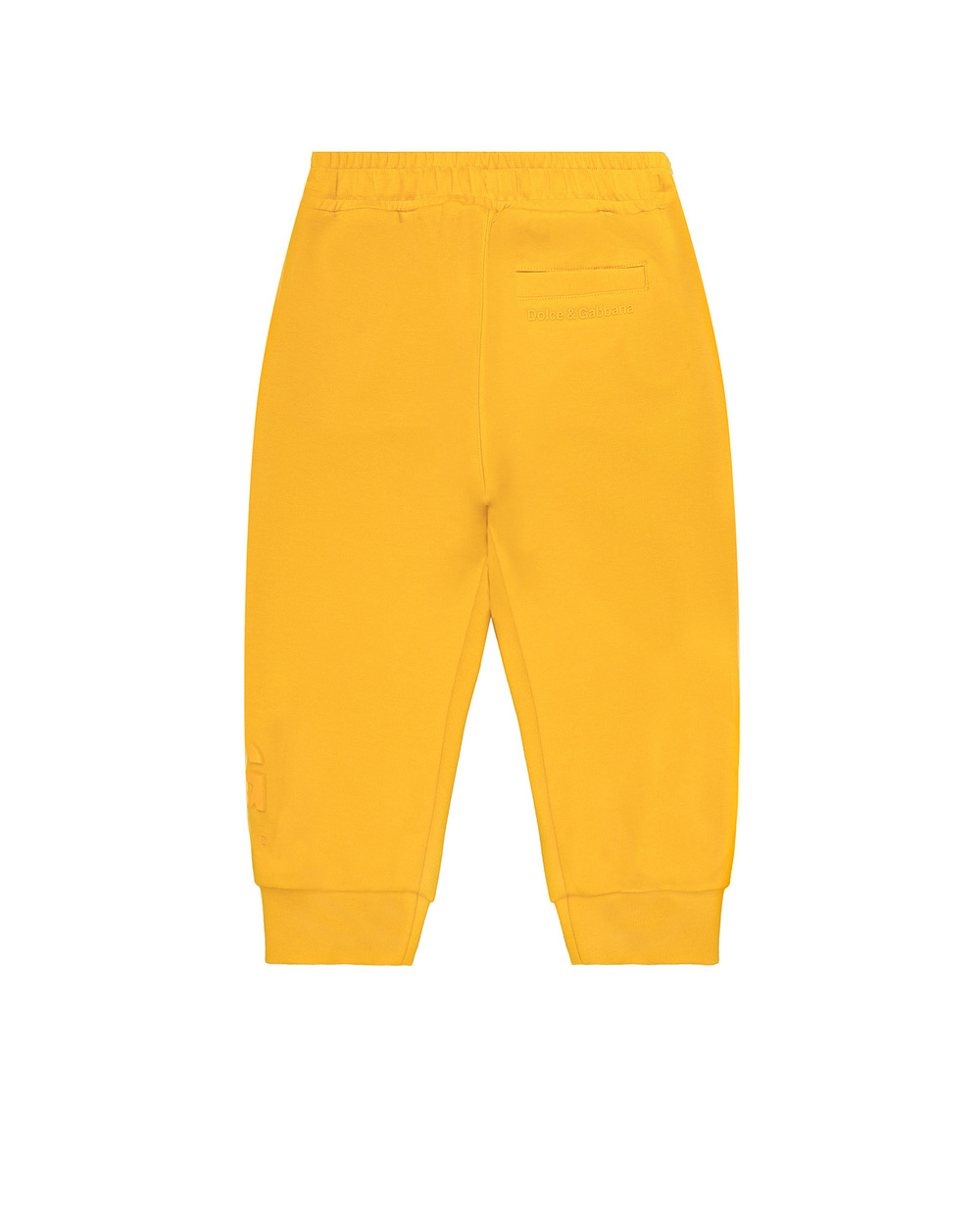 Детские спортивные брюки Dolce&Gabbana Kids L4JPCX-G7AK4-B, желтый цвет • Купить в интернет-магазине Kameron