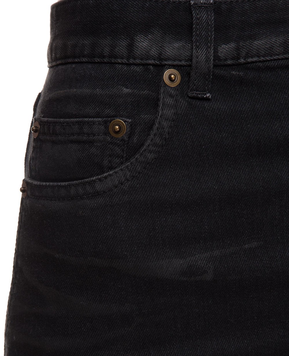 Джинсовая юбка Saint Laurent 596998-Y500A, черный цвет • Купить в интернет-магазине Kameron