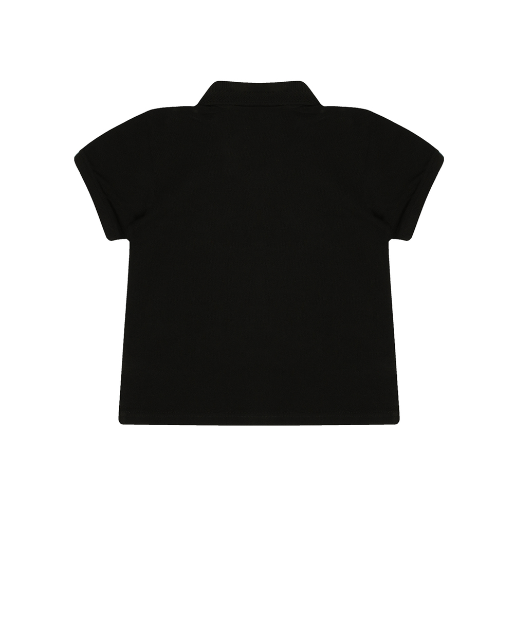 Дитяче поло Dolce&Gabbana Kids L4JTCX-G7YGM-B, чорний колір • Купити в інтернет-магазині Kameron
