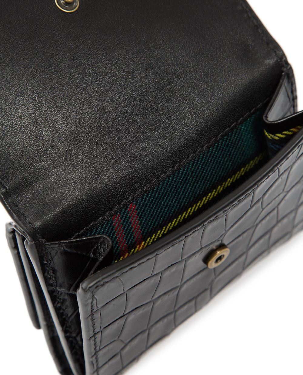 Кожаный кошелек Polo Ralph Lauren 427750110002, черный цвет • Купить в интернет-магазине Kameron