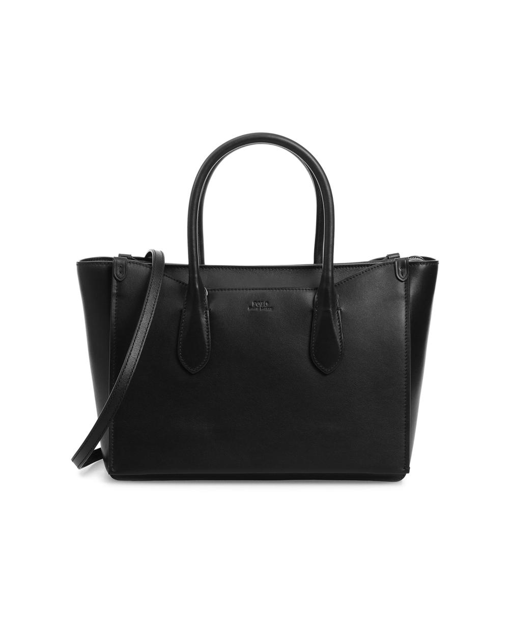 Шкіряна сумка Polo Ralph Lauren 428765941001, чорний колір • Купити в інтернет-магазині Kameron