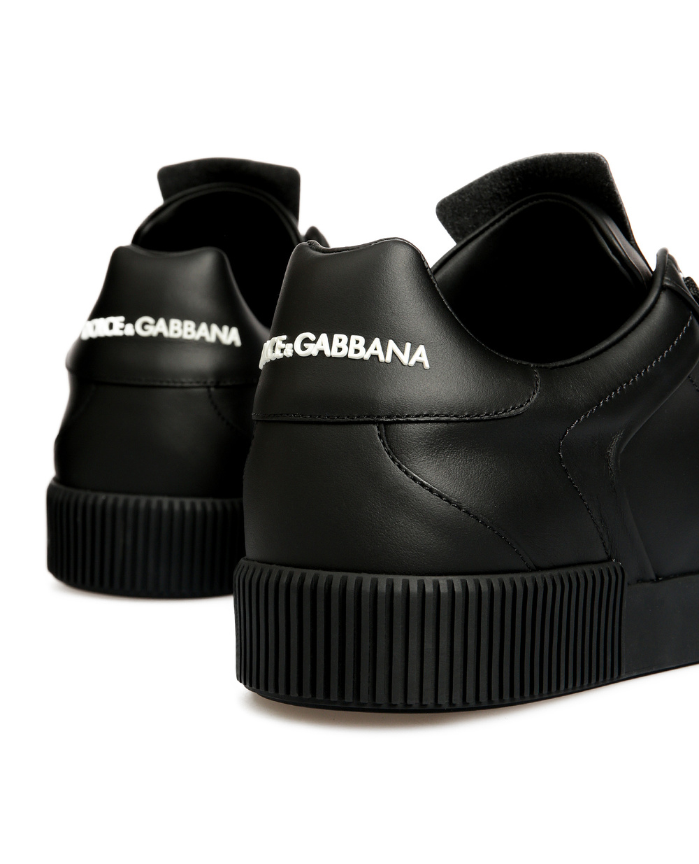 Кожаные сникеры Miami Dolce&Gabbana CS1648-AA617, черный цвет • Купить в интернет-магазине Kameron