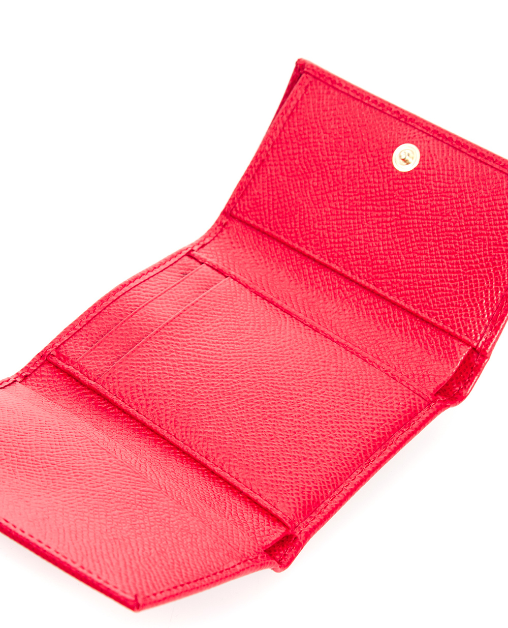 Кожаный кошелек Dolce&Gabbana BI0770-A1001, красный цвет • Купить в интернет-магазине Kameron