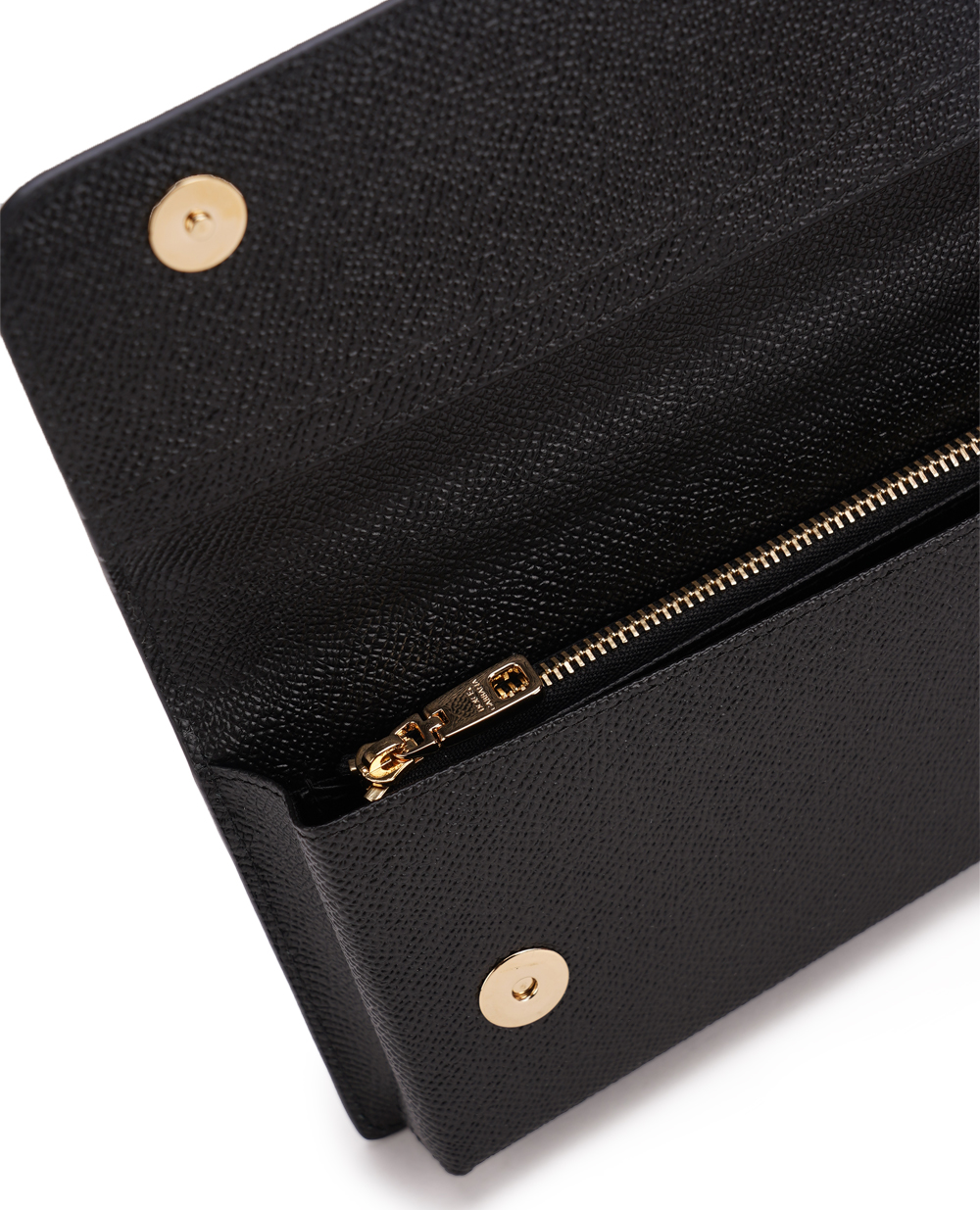 Шкіряна сумка Sicily Phone Bag Dolce&Gabbana BI3280-A1001, чорний колір • Купити в інтернет-магазині Kameron