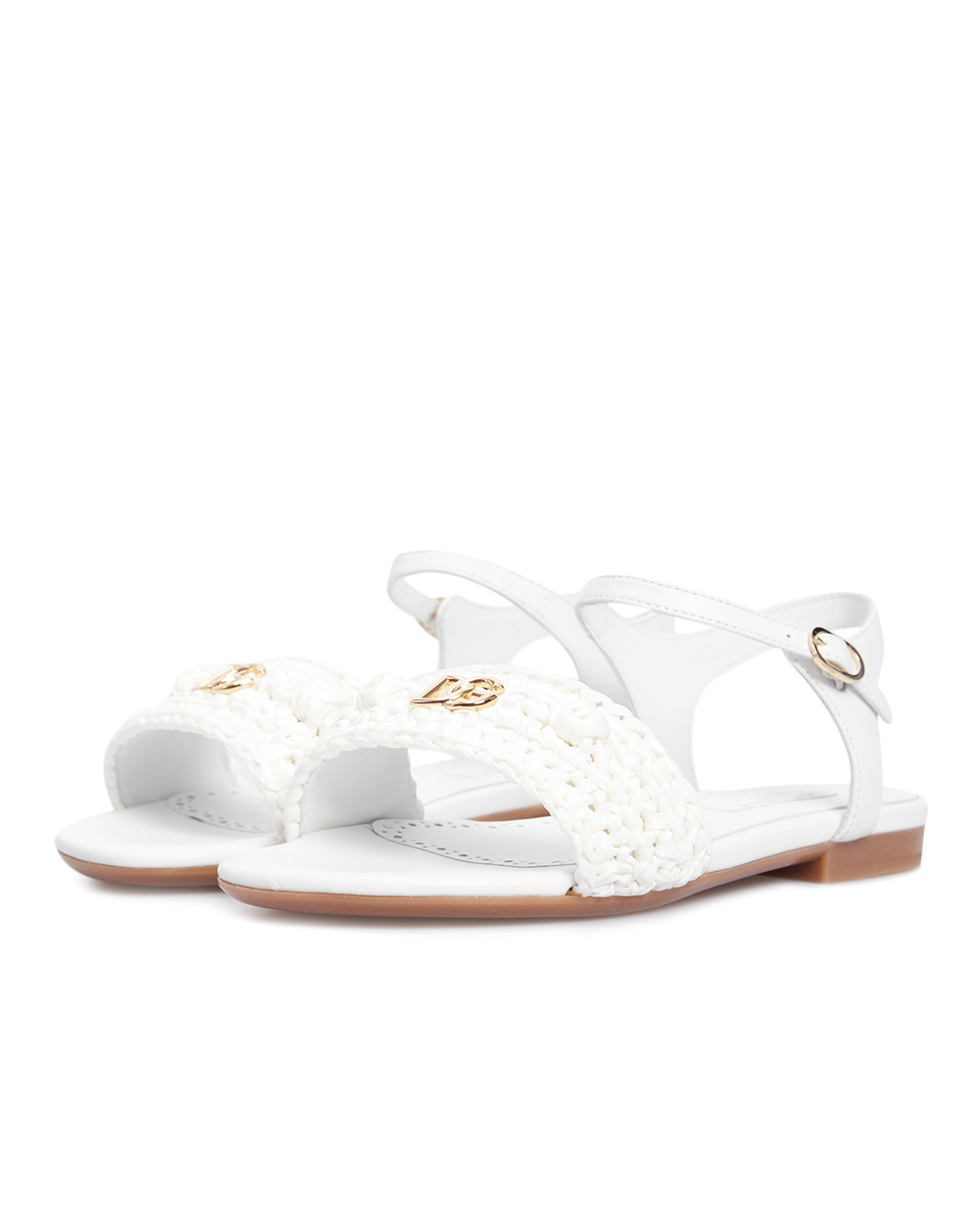 Босоніжки Dolce&Gabbana D11025-AY315-L, білий колір • Купити в інтернет-магазині Kameron