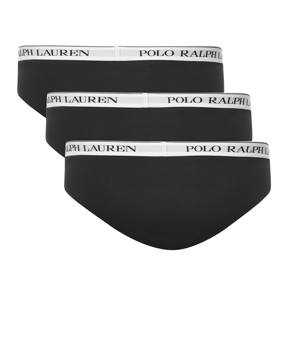 Брифи (3 шт) Polo Ralph Lauren 714840543003, чорний колір • Купити в інтернет-магазині Kameron