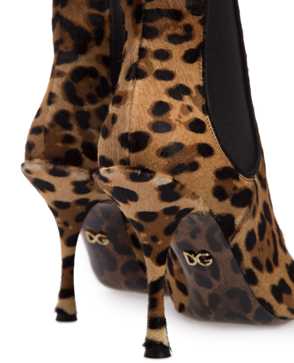 Леопардові ботильйони Lori Dolce&Gabbana CT0477-AZ417, рудий колір • Купити в інтернет-магазині Kameron