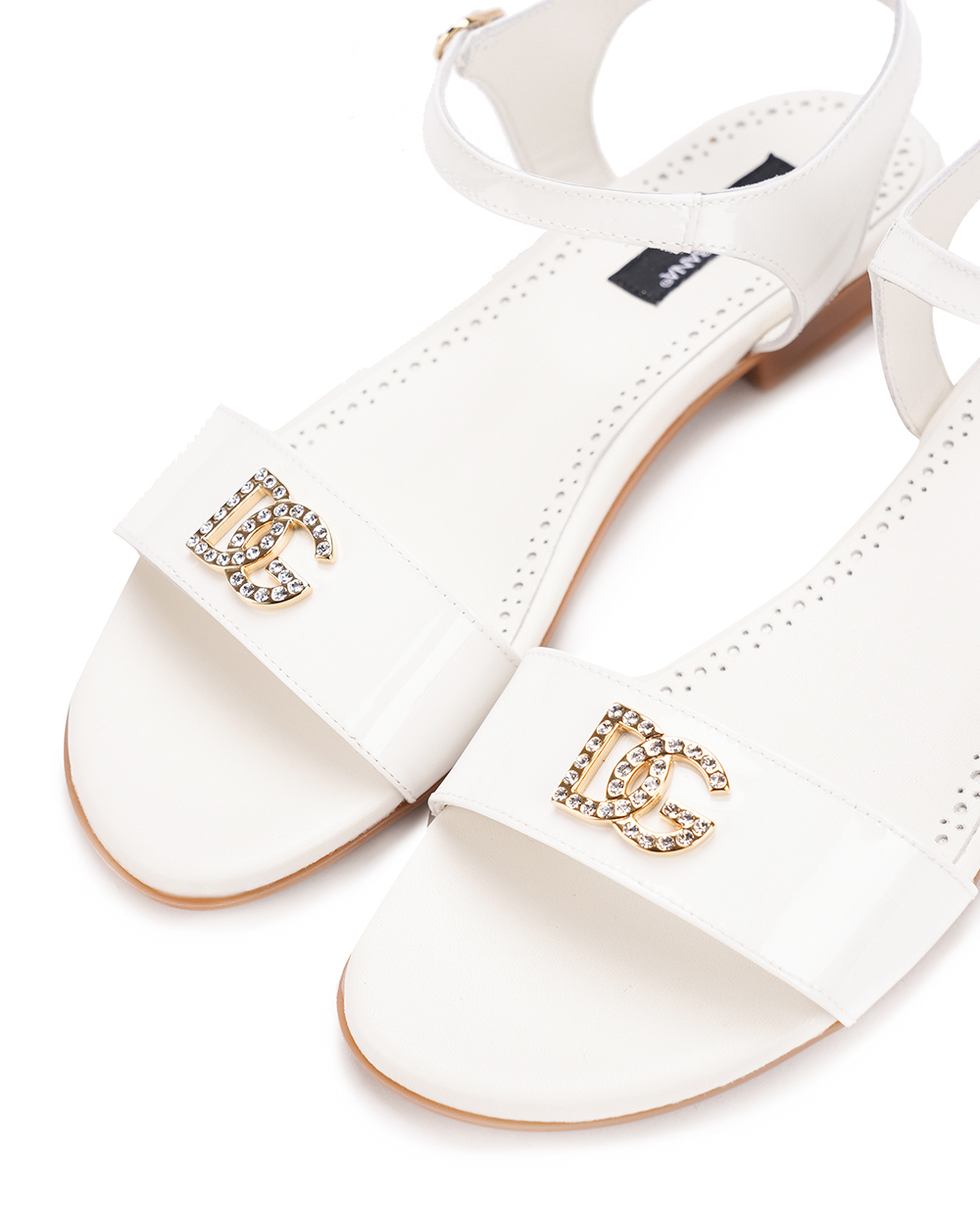 Детские босоножки Dolce&Gabbana D11048-A1153-M, белый цвет • Купить в интернет-магазине Kameron