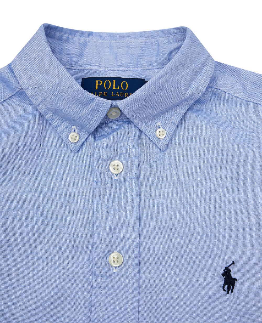 Детская рубашка Polo Ralph Lauren Kids 322819238002, голубой цвет • Купить в интернет-магазине Kameron