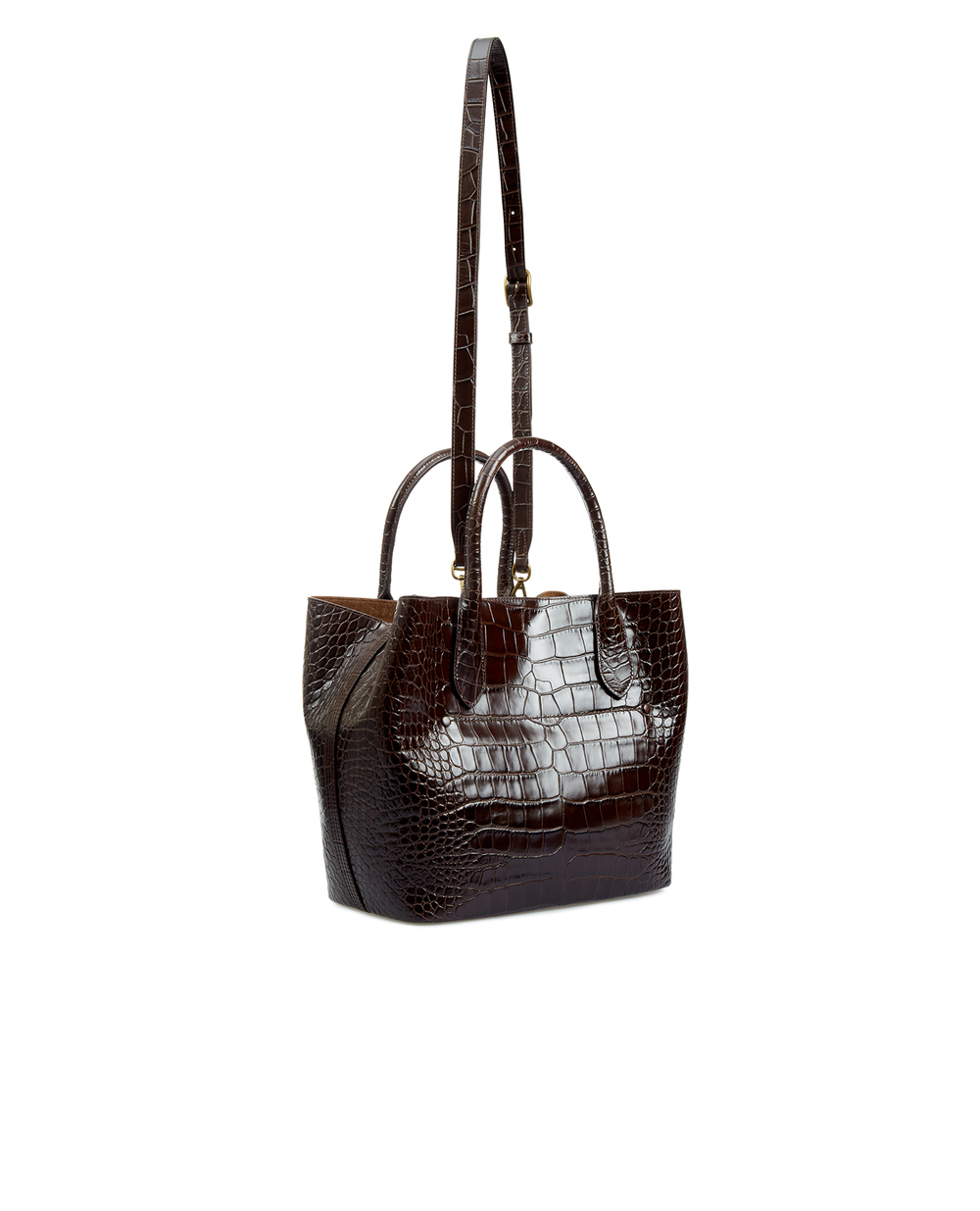 Шкіряна сумка Polo Ralph Lauren 428751507004, коричневий колір • Купити в інтернет-магазині Kameron