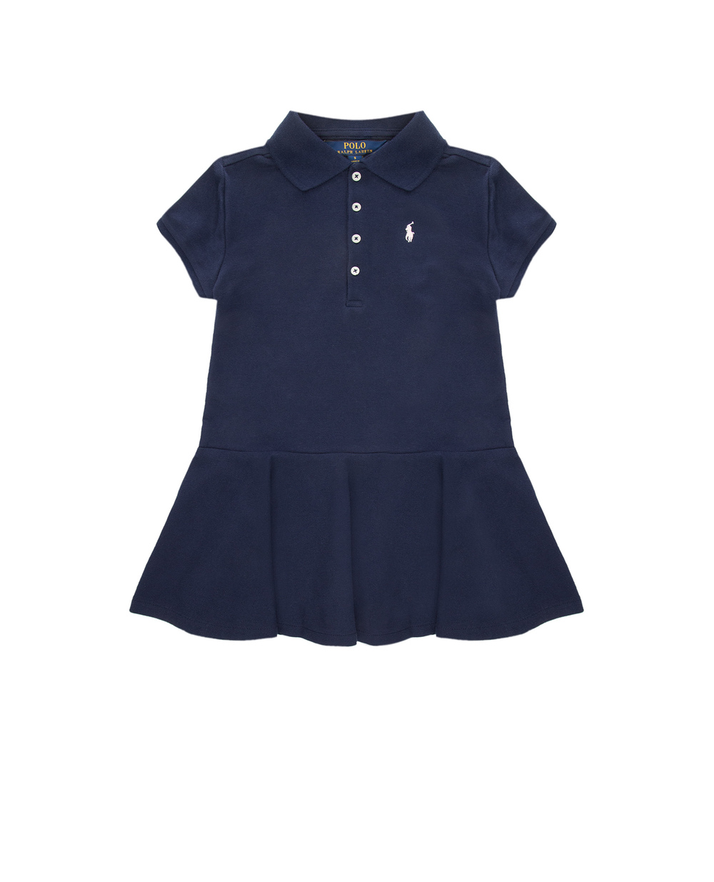 Детское платье Polo Ralph Lauren Kids 312624740001, синий цвет • Купить в интернет-магазине Kameron