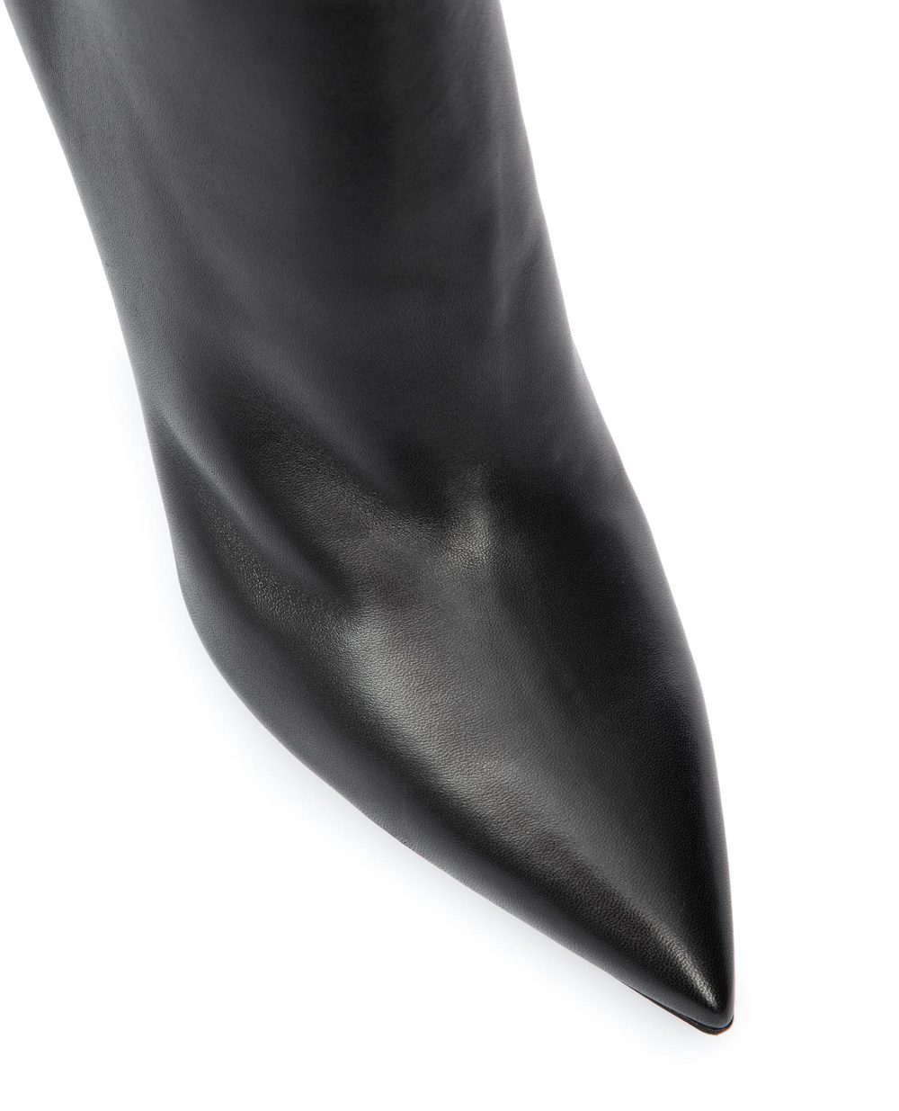 Шкіряні ботильйони Opyum Saint Laurent 536108-0RRUU, чорний колір • Купити в інтернет-магазині Kameron