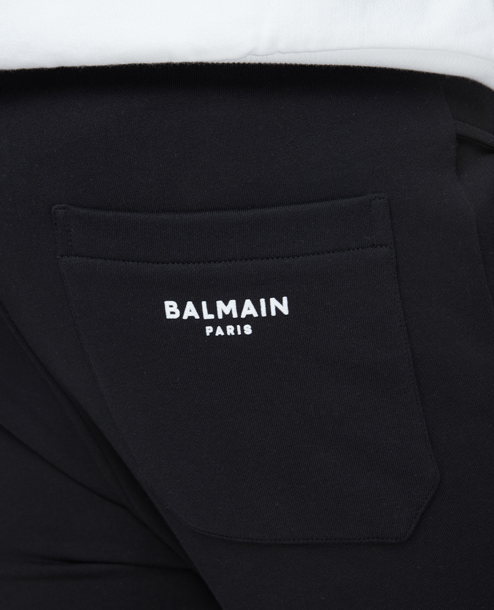 Спортивні штани Balmain AH1OB000BB04, чорний колір • Купити в інтернет-магазині Kameron