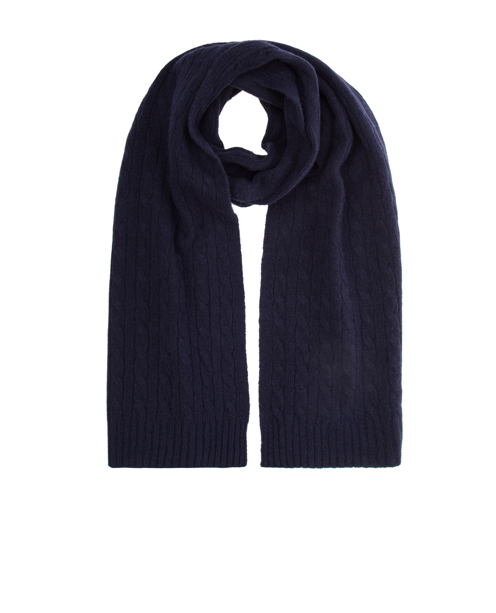 Шерстяной шарф	 Polo Ralph Lauren 455731025006, синий цвет • Купить в интернет-магазине Kameron