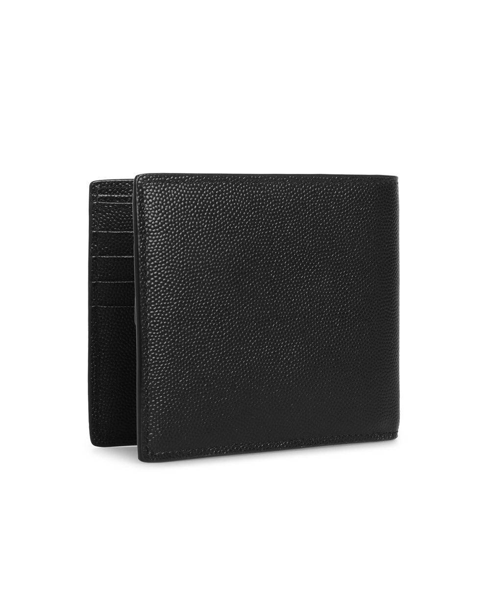 Кожаный кошелек Eats/West Saint Laurent 396303-BTY0N-, черный цвет • Купить в интернет-магазине Kameron