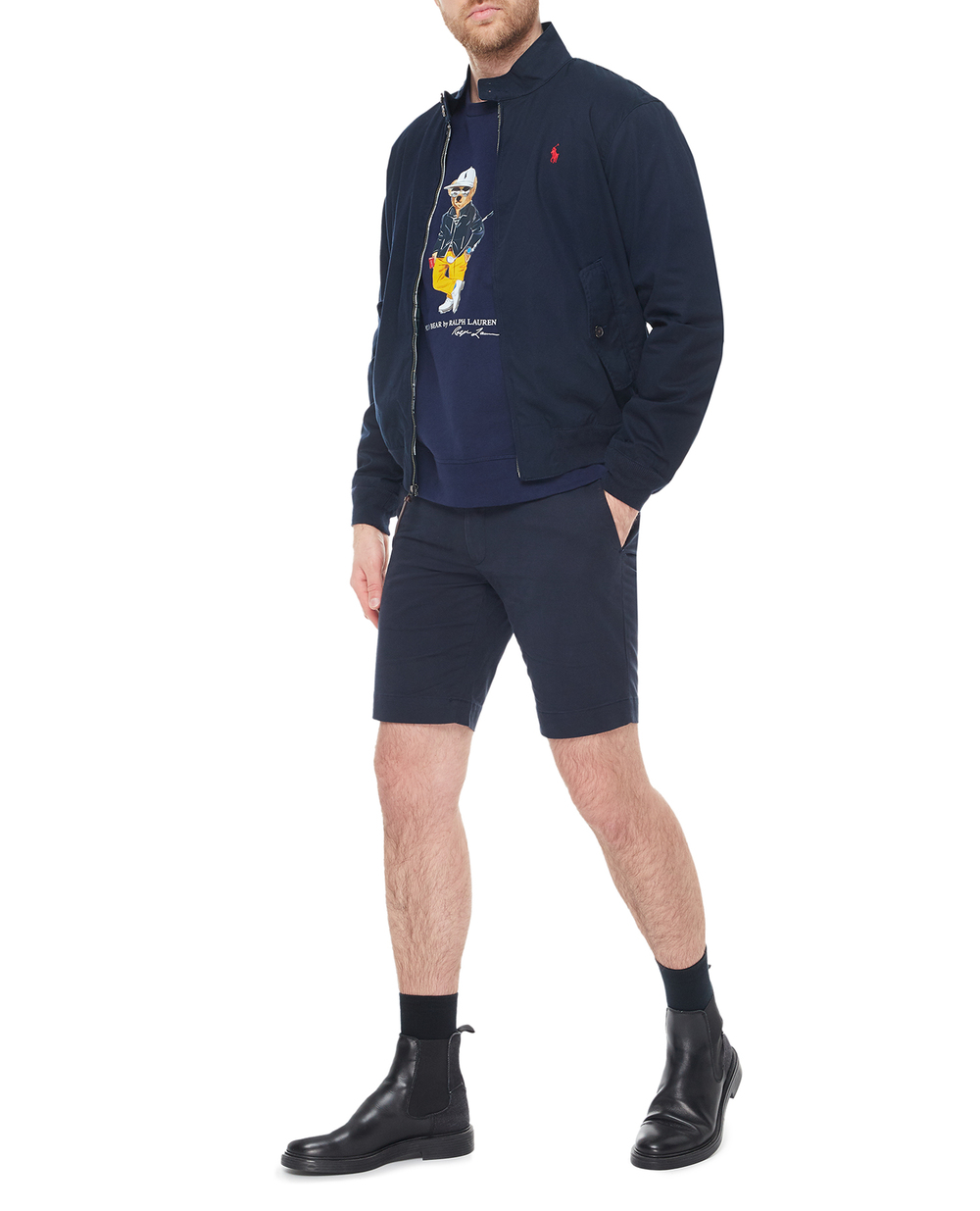 Куртка Polo Ralph Lauren 710911790003, темно синій колір • Купити в інтернет-магазині Kameron
