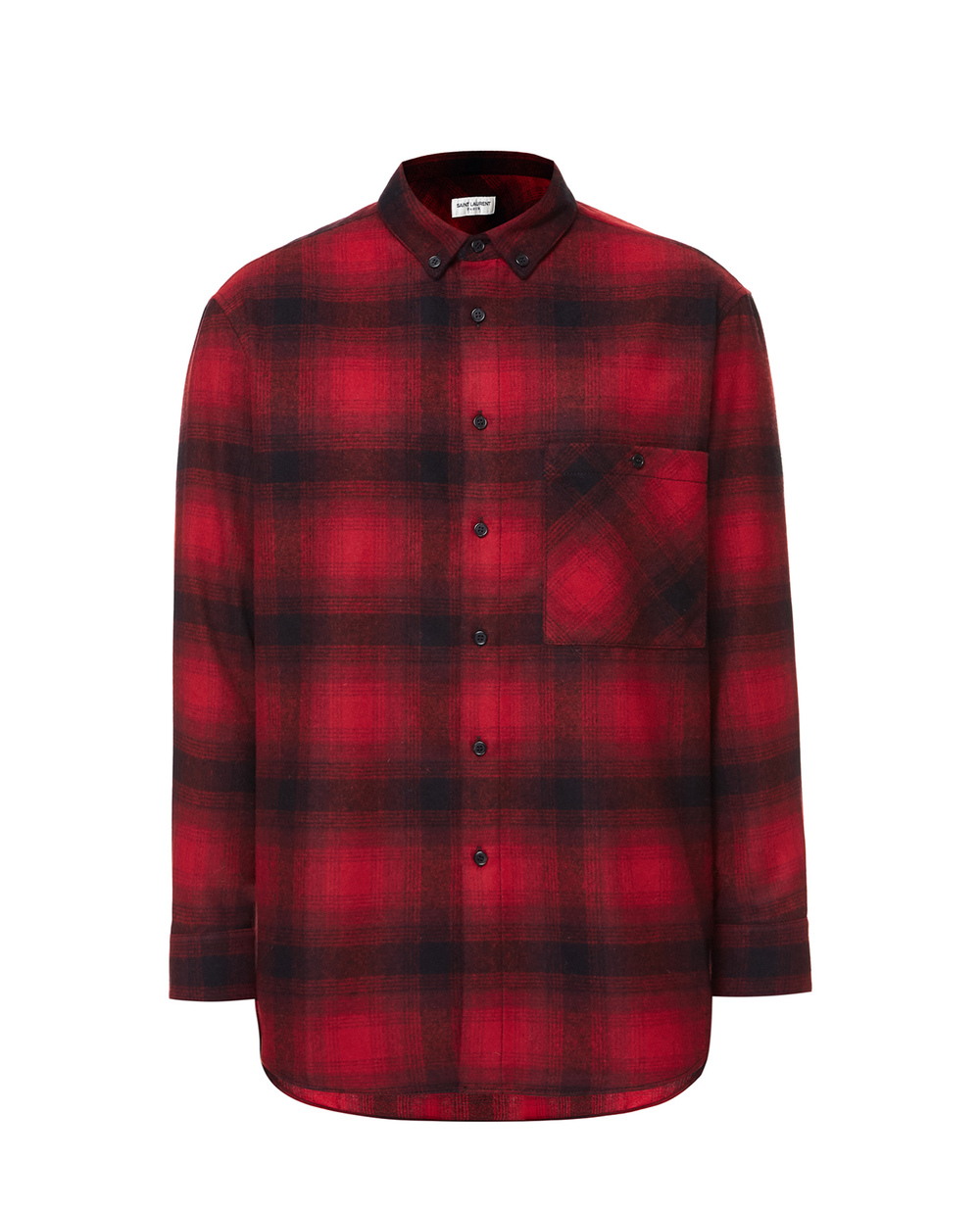 Вовняна сорочка Saint Laurent 666863-Y22LA, красный колір • Купити в інтернет-магазині Kameron