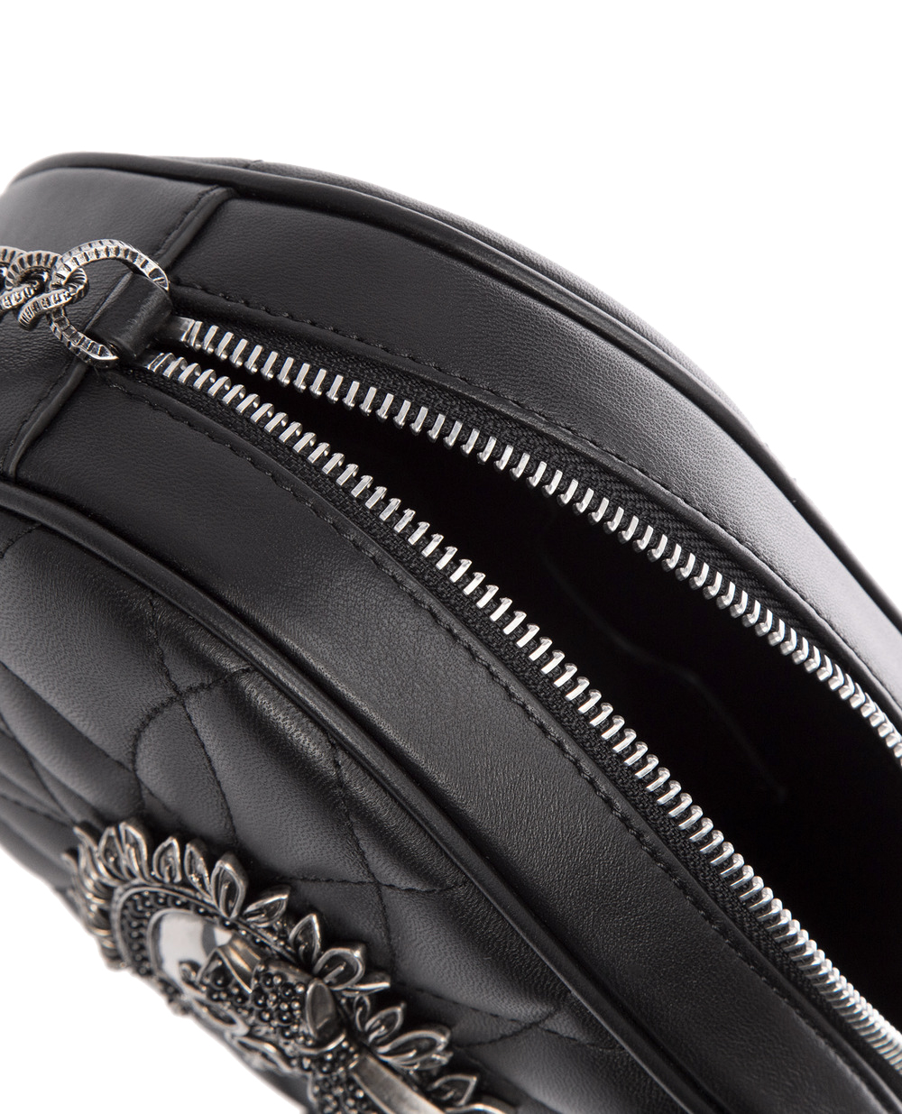 Шкіряна сумка Devotion Dolce&Gabbana BB6704-AA172, чорний колір • Купити в інтернет-магазині Kameron