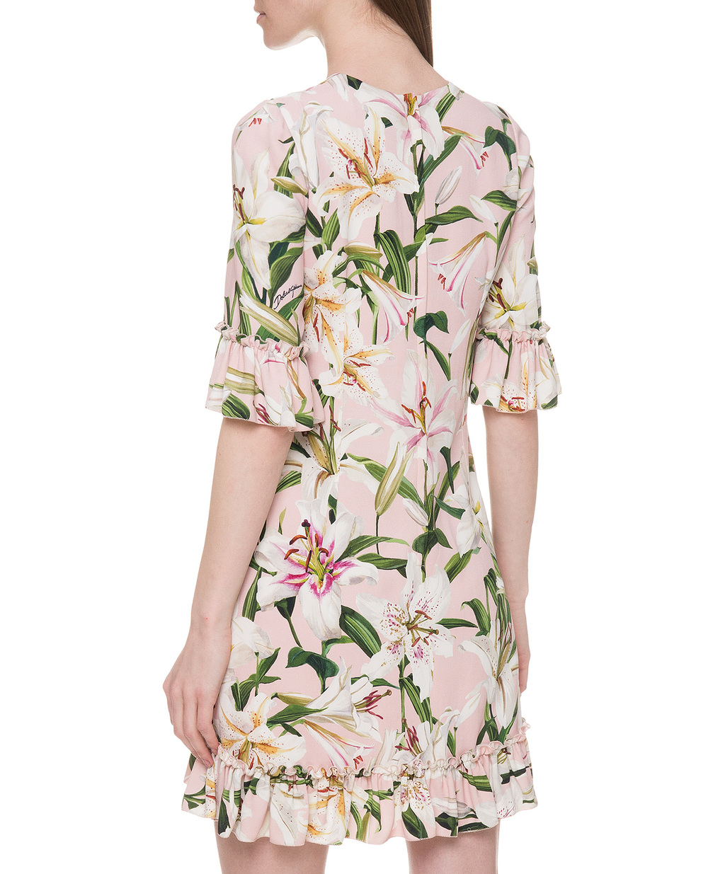 Платье Dolce&Gabbana F6E3GT-FSRLJ, розовый цвет • Купить в интернет-магазине Kameron