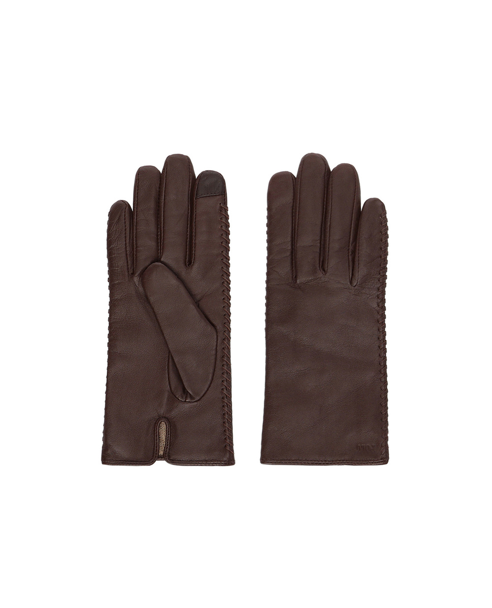 Шкіряні рукавички Polo Ralph Lauren 455731034002, коричневий колір • Купити в інтернет-магазині Kameron