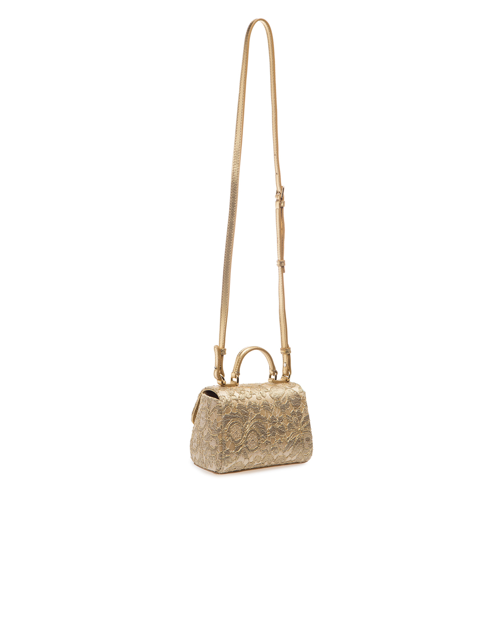 Кружевная сумка Dolce&Gabbana EB0103-AJ649-, золотой цвет • Купить в интернет-магазине Kameron
