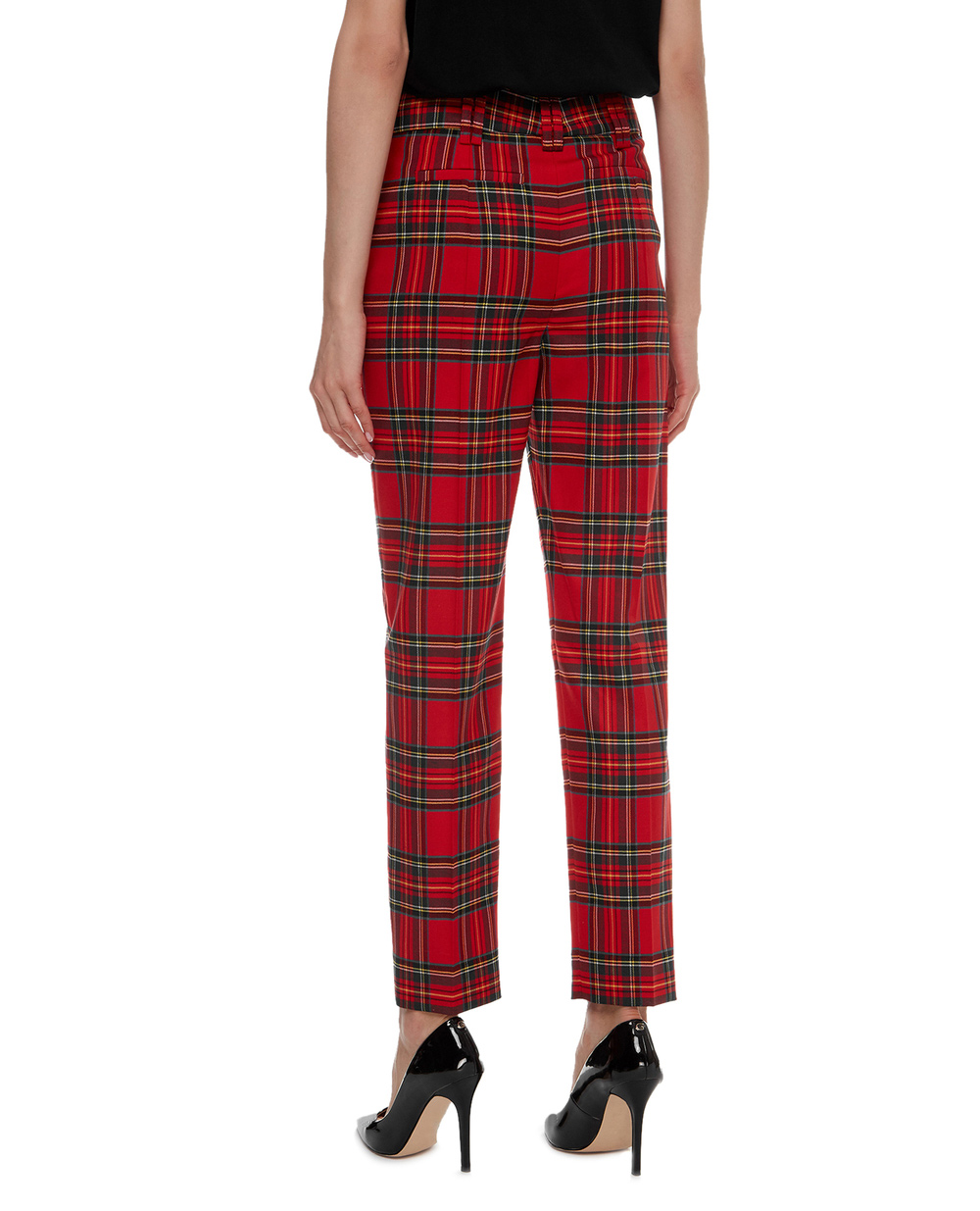 Вовняні штани Balmain UF15172W085, красный колір • Купити в інтернет-магазині Kameron