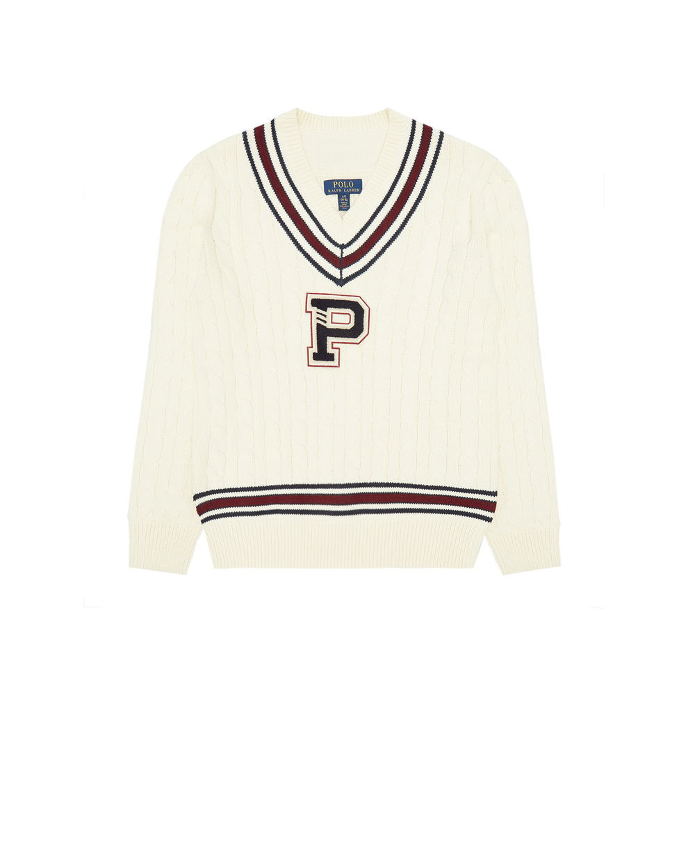 Пуловер Polo Ralph Lauren Kids 323799438001, белый цвет • Купить в интернет-магазине Kameron