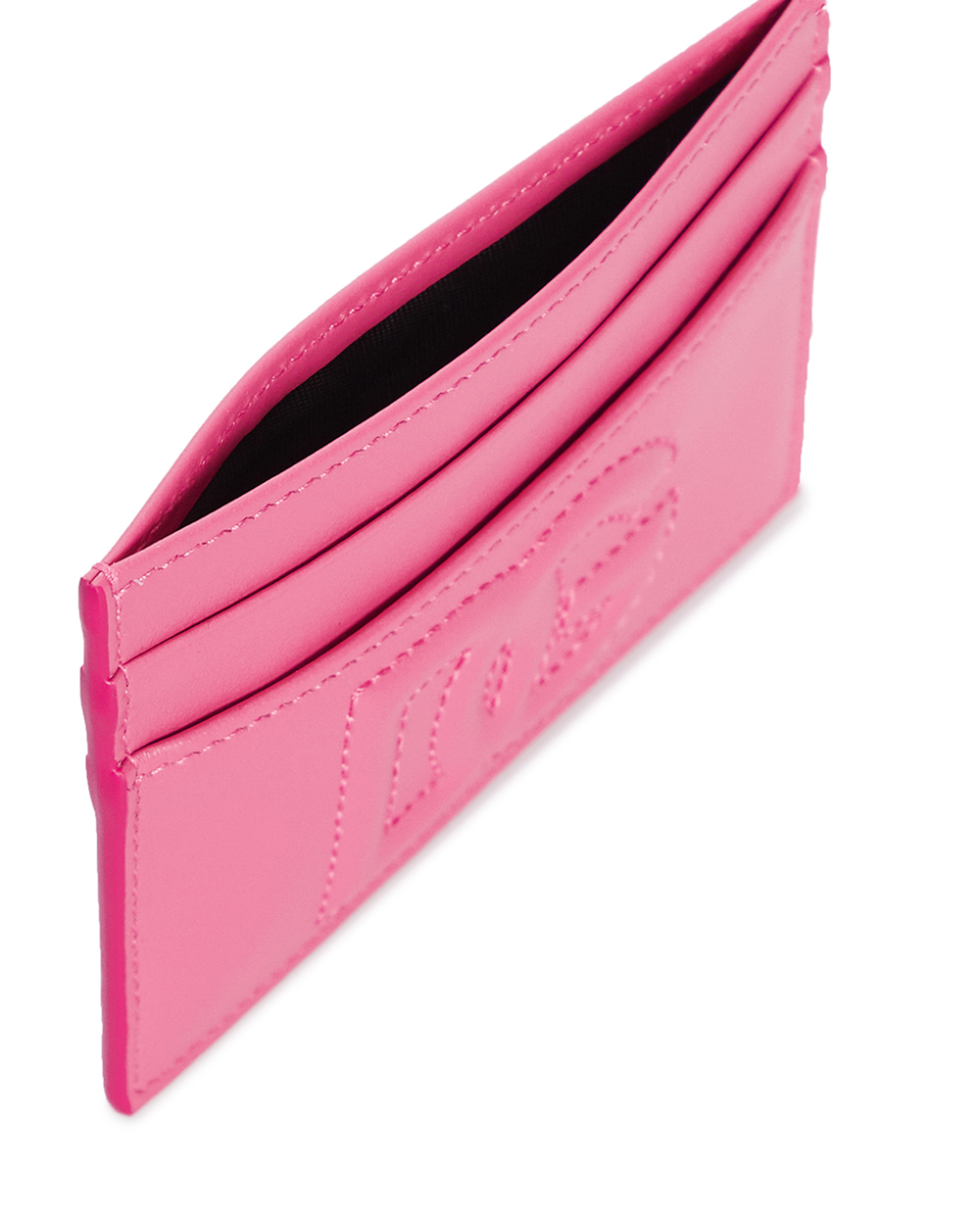 Кожаная визитница Dolce&Gabbana BI0330-AG081, розовый цвет • Купить в интернет-магазине Kameron