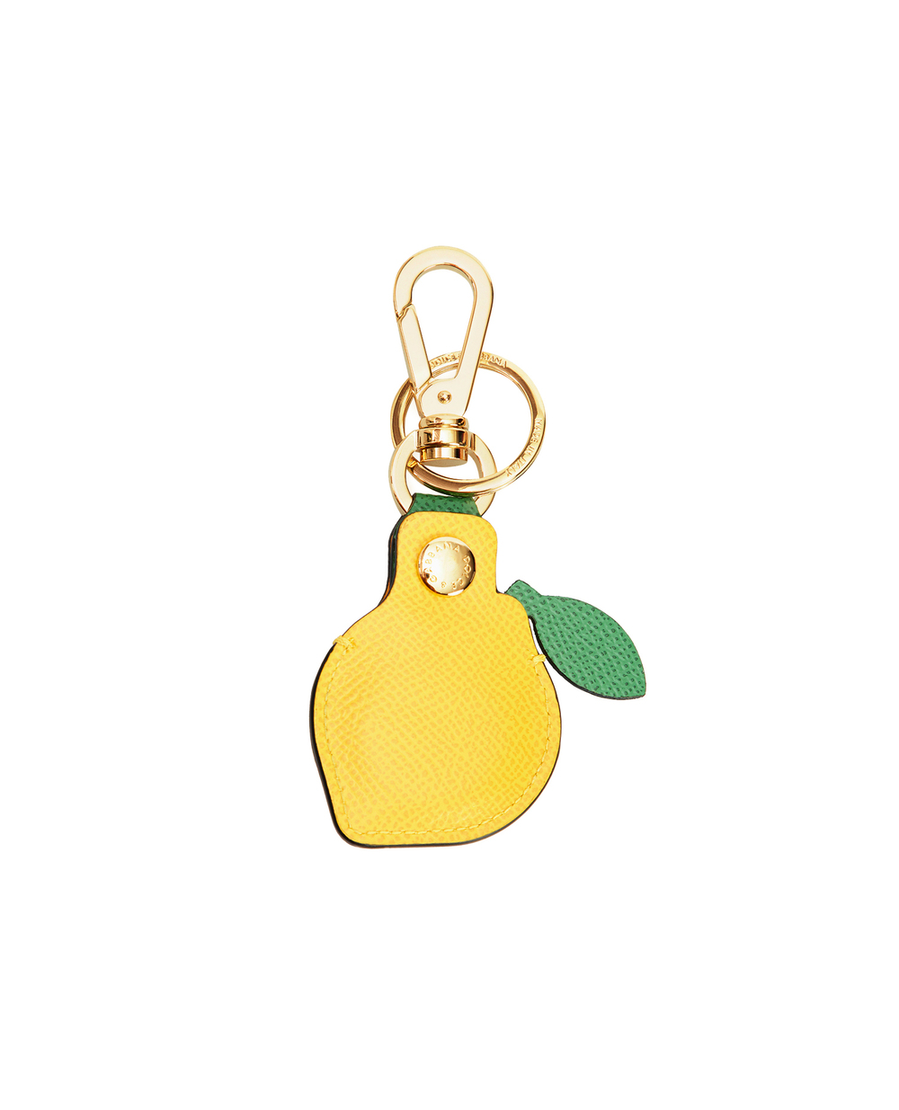 Кожаный брелок Dolce&Gabbana BI3130-AY251, желтый цвет • Купить в интернет-магазине Kameron