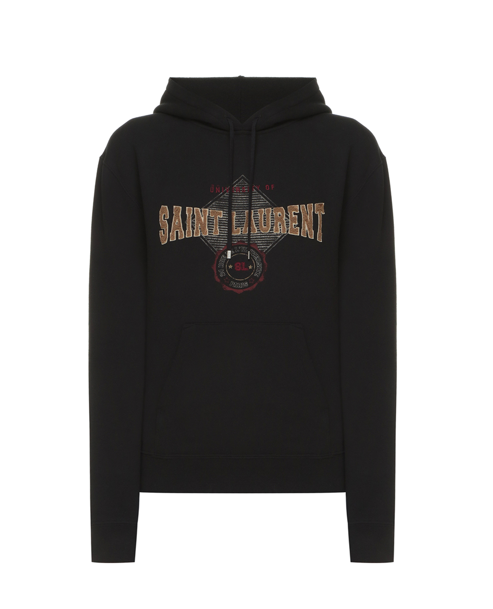 Худі Saint Laurent 673412-Y36LX, чорний колір • Купити в інтернет-магазині Kameron