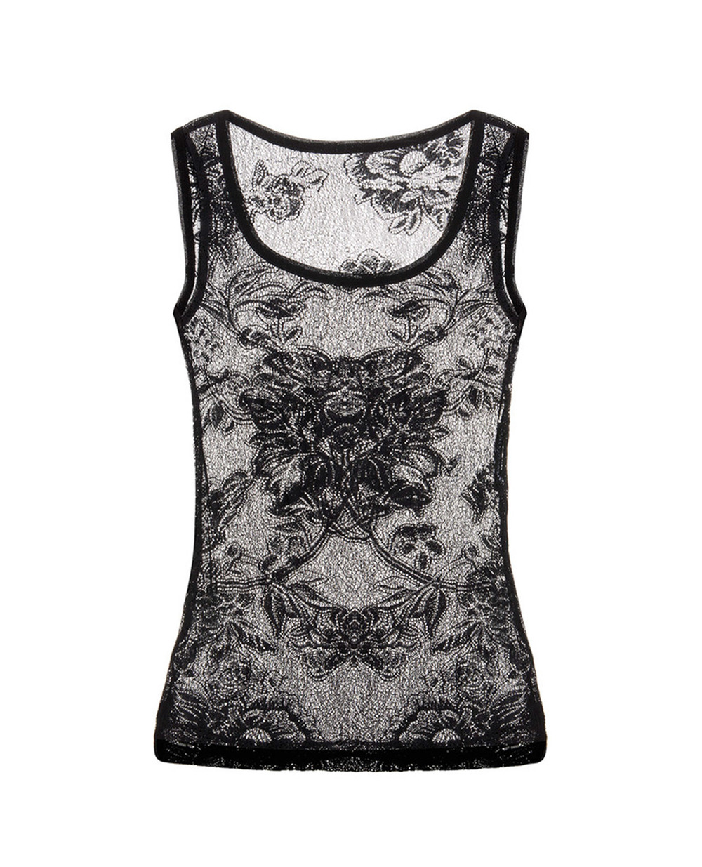Топ Dolce&Gabbana F72X7T-FLRDM, чорний колір • Купити в інтернет-магазині Kameron