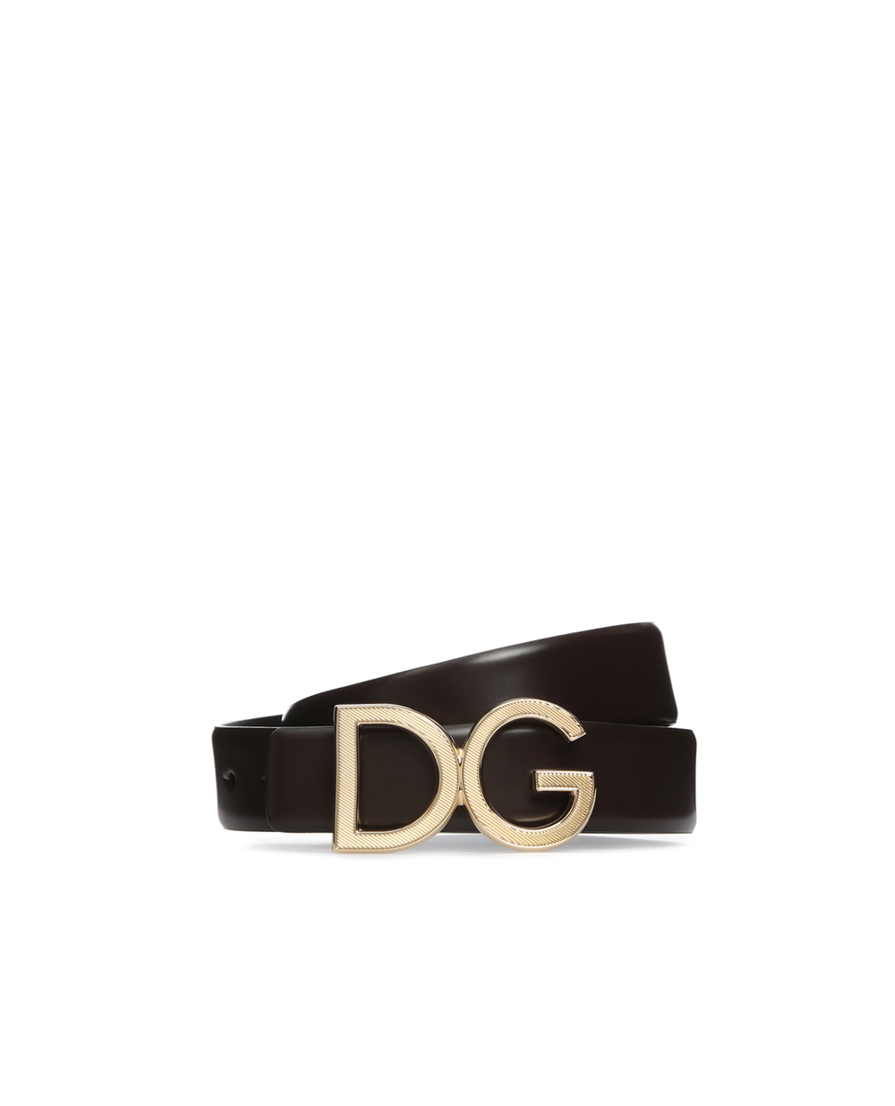 Кожаный ремень Dolce&Gabbana BC4312-A1607, коричневый цвет • Купить в интернет-магазине Kameron